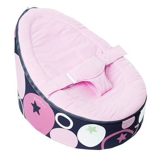 Doomoo Seat NEW for 2015 - Baby Bean Bag Birth-30kg- Stone Pink