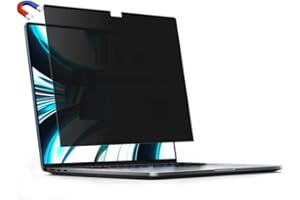 Thorani Magnetische Blickschutzfolie für MacBook Pro 16 Zoll (2019/2020) – Sichtschutz & Displayschutz Laptop – Privacy Filter für seitliche Blicke – Kratzfeste Folie – Einfache Magnet-Befestigung