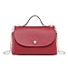 Produktbild WSJTT Für Frauen Geburtstagsgeschenke Taschen Tasche, Umhängetaschen - Damen Sling Geldbörse Leichte Leder Brieftasche Wristlet Taschen PU Schulter Umhängetasche Lady Girls Hasp Kette Ledertasche Top