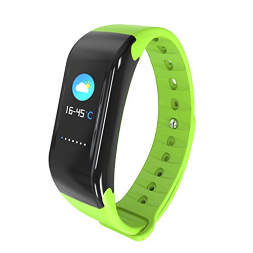 Preisvergleich Produktbild Fitness-Tracker Watch Schrittzähler Und Kalorienzähler Activity Tracker Smart Armband, Schrittzähler, Schlaf-Monitor, Entfernung. VeryfitPro Walking And Running App Für IPhone Und Android-Handys(Green)