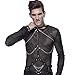 Produktbild TBATM Punk Body Harness Straps, Chest Waist Harness Belt Adjustable Sexy Cage Belt for Nightclub Show Cosplay Bar Masquerade oder Self-pleasur,A