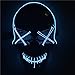 Produktbild DGDJ 2019 Neue LED Maske Halloween EL Bar Tanz Leuchtende Maske Blau--   (((((((((((((((((((((((((((((((