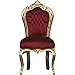 Produktbild Barock Esszimmer Stuhl Bordeaux-Rot/Gold Ludwig XIV Stuhl Wohnung Wohnen Rokoko Jugendstil Prunkstuhl Rokoko