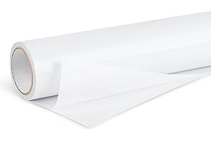 Lya Vinyl MattWeiß Plotterfolie Vinyl -30,5 x 500 cm PET Vinylfolie Plotter für Cricut, Hohe Qualität Weiß Plotterfolie Vinyl für Party Dekoration, Aufkleber, Craft Cutter