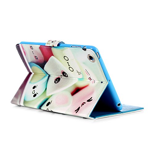 iPad Mini 3 Hülle, Deenor Colorful Classic Design PU Leder Stand Schutzhülle Hülle für Apple iPad Mini 1/2/3 Generation. (Cute cake) - 4
