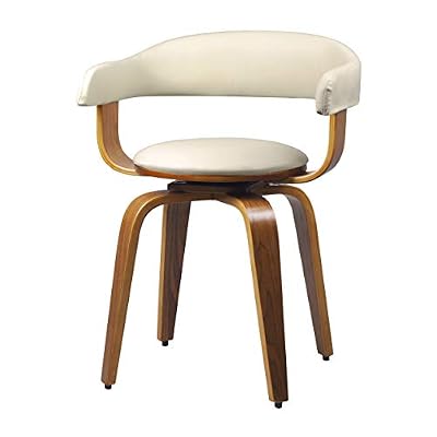 Rendez vous déco - Chaise Blanche Harold avec accoudoirs