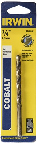 Irwin Industrial Tool Co. HA3016016 .25 x 4 Cobalt HSS Drill Bit