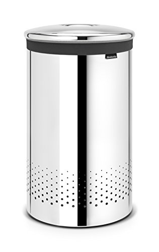 Brabantia 105203 Wäschebox 60 L Edelstahldeckel, brilliant steel