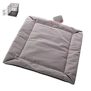 K&H PET PRODUCTS Mother?s Heartbeat Puppy Crate Pad Water-Resistant Gray Medium/Large Breed Beat 21 X 31 Inches