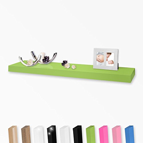 Wandboard, Wandregal, Steckboard, in verschiedenen Farben und Längen, Länge:60cm, Farbe:Sonoma - 4