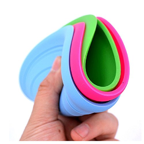 4ST Weiches Silikon fliegende Disc Frisbee Hund Outdoor Trainings Fetch Toy - 3