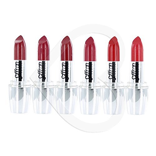 Set of 6 lipsticks RED Shades