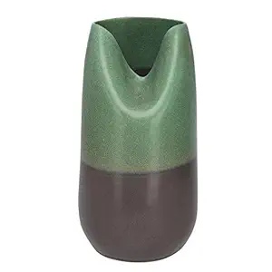 HomeStop IVY Colour Block Capricon Vase (Green Mix_Free Size)