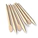 CRYSTALUM® 100pcs Nail Art Design Orange Wood Stick Long 18cm Cuticle Pusher Tool Remover Manicure Care
