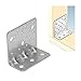 Produktbild Schwerlast Winkelverbinder mit Sicke Bauwinkel Holzverbinder verzinkt 9,5x5,3x11cm