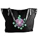 Produktbild liangxiquguidaojiaotongshe Purple And Green Cubes Women's Tote Bags Canvas Shoulder Handbag Satchel Bag