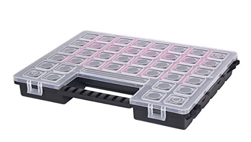 3 teiliges Organizer-Set aus robustem Kunststoff in verschiedenen Größen. Jeder Organizer mit variablen Trennwänden ausgestattet. Topp für Haushalt, Werkstatt und Garage! - 7