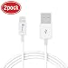 Produktbild GearIT [Apple MFi Zertifiziert] Lightning to USB Kabel (3 Füße/0,9 Meter) schwarz – Made für iPhone 6 6 + 5S 5 C, iPad Air 2/Air, Mini 3/Mini Retina, iPad 4, iPod Nano 7, Touch 5 – Laden und Synchronisieren iOS7 IOS kompatibel weiß 3 Feet (2 Pack)