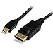 StarTech.com  MDP2DPMM3 Cable adaptateur Mini DisplayPort / DisplayPort M/M 0.9 m noir
