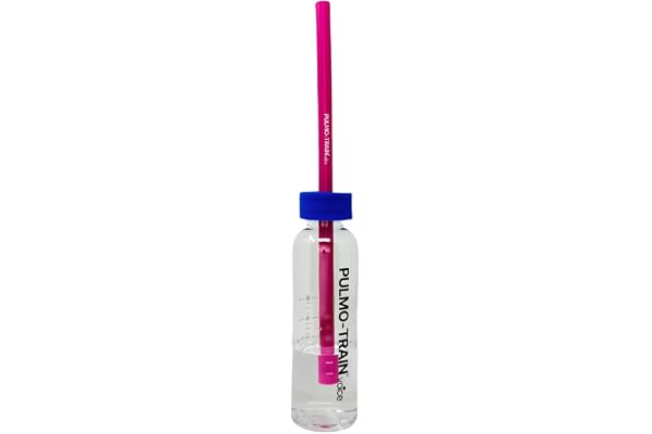 PULMO-TRAIN Voice Kit de tuyau en silicone pour entraînement vocal en différentes couleurs – Tube, bouteille et support – Convient pour l'entraînement à la parole, au chant et à l'éducation des
