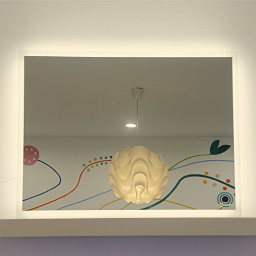 Anten® 19 Watt Sensor Lichtspiegel Badspiegel mit Beleuchtung Natrualweiß 4000K Sensorleuchte LED Wandspiegel 80x60cm AC100-240V LED Licht 80 x 60cm(Natrualweiß) - 8