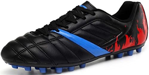 Soccer Shoes Professional Football Boot Breathable Grass Outdoor Sport Shoes Training Lace Sneaker Winter/Spring/Summer/Autumn Men Women Nail Non - Slip Sports Shoes ( Color : Black , Size : 39 )