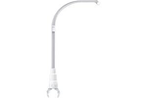 AICMEI 23 inch Baby Crib Mobile Bed Bell Holder Arm Bracket,The Claw Part Can Be Adjusted Width-DIY Toy Decoration(Without Music Box)