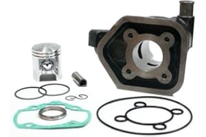 UNTIMERO 50 CC Cylindre Haut Moteur Piston Complet KIT Compatible with Peugeot SPEEDFIGHT 2 II TKR