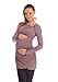 New Maternity Asymmetric Neck Top Tunic Pregnancy Size 8 10 12 14 16 18 6053 Variety of Colours (8, Cappuccino)