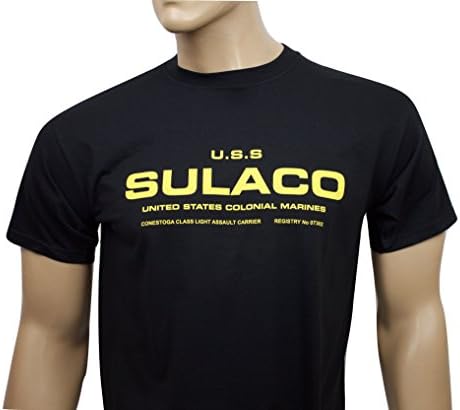 Aliens Mens Film t-Shirt Sulaco Black