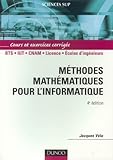 Image de Méthodes mathématiques pour l'informatique : Cours et exercices corrigés