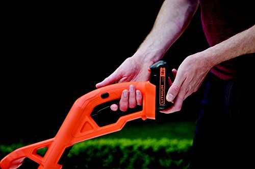 Black + Decker 18V 1.5Ah Rasentrimmer, AFS Reflex Fadenverlängerung, inkl. Akku und Ladegerät, 25cm Schnittbreite, ST1823, schwarz orange - 4