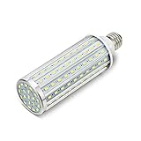 ♔ Super brillante - E27 5850lm 6000K AC85-265V 160LED 5730SMD, bombilla LED de maíz 60W, equivalente a bombillas incandescentes de 550W