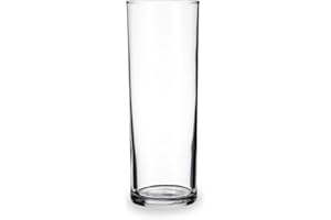 ARCOROC Set 24 vasos de vidrio resistente TUBO 30CL T ARC