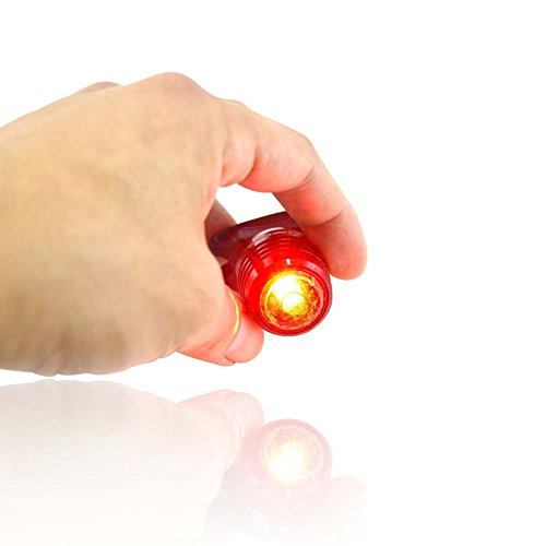 Bike Licht – Sun Run Super Bright Wasserdicht vorne und hinten Aluminium LED Fahrrad torch- klein & rugged- Road, Racing & Mountain – inklusive Batterien – passend für alle Fahrräder, Dreirad, Roller - 3