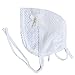 Sweet Princess Style Lace Floral Baby Girls Beanie Cap Sunhats Adjustable Infant Toddler Children Visor Summer Cap Hats (white)