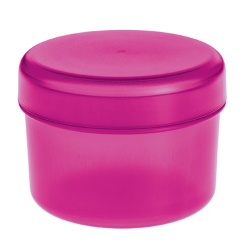 Dose mit Deckel RIO transparent pink K6