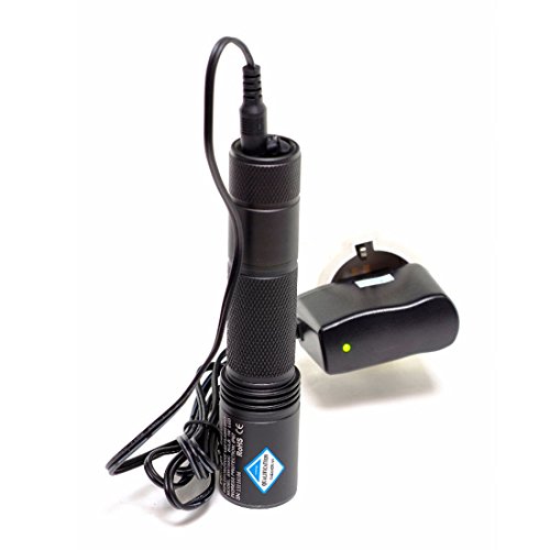 Profi-LED Feuerwehr Helmlampe – Lithium-Ionen Akku – super hell inkl. Halter - 5