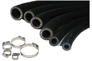 Stylarize® SAEJ30R6 8mm Quality Rubber Car Fuel Diesel Petrol Hose Engine Pipe + Clips