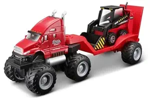 Maisto Builder Zone Quarry Haulers Red