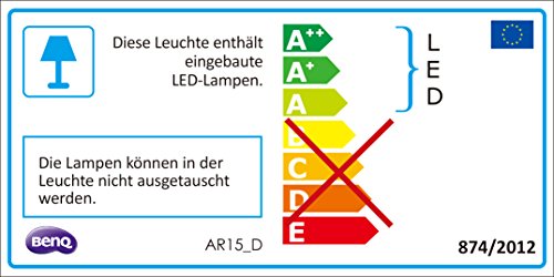 BenQ e-Reading LED Desk Lamp Designed for Monitor Suitable for Designers, Engineers, Architects, Studying, Gaming (Ergonomic, Dimmable, Warm/Cool White) - Silver