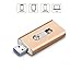 Produktbild 32GB USB Flash Drive Flash Laufwerk Externer Expansion Speicherstick (3 in 1) MICR USB Lightning-Anschluss Memory Stick kompatibel mit iPhone iPad Mac Android PC, Gold