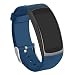 Produktbild Kmasic Kompatibel Gear Fit 2 Pro / Fit2 Armband, Silikon Bänder Ersatzband für Samsung Gear Fit 2 & 2 Pro Tracker- Schieferblau