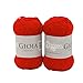 Produktbild Ophelia Italy Gioia008 wollknäuel 100% Merino-Schurwolle, extrafein, läuft Nicht EIN, Paket 2X 50 g, rot