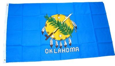 Fahne / Flagge USA Oklahoma NEU 90 x 150 cm Flaggen