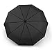 Produktbild SSJDCF 10 Knochen erhöhte Windproof Regenschirm vollautomatische Triples Männer Business Doppel Regenschirm Sonnenschirm Falten,E