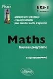 Maths ECS-1 Deuxième Semestre Nouveau Programme