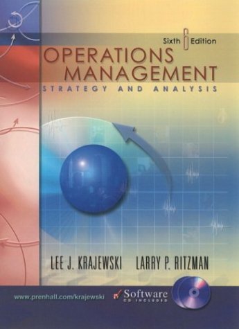 Operations Management, w. CD-ROM: Strategy and Analysis