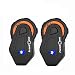 Produktbild 2018 SINUK T-Max Wireless Bluetooth Intercom, 1500M Full Duplex 6 Riders Pairing Motorcycle Helmet Bluetooth Intercom Waterproof Outdoor , FM Radio .for Riding ,Skiing,Mountaineering (2 Packs)