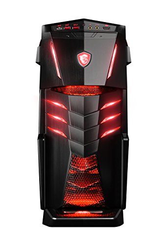 MSI Aegis Ti3 VR7RE SLI-005DE Gaming-PC (Intel Core i7-7700K, 2x Nvidia GeForce GTX1080 8GB - im SLI Verbund, 2 x 512GB SSD, 4 x 16 GB DDR4, Windows 10 Home) schwarz, High End, Wassergekühlt
